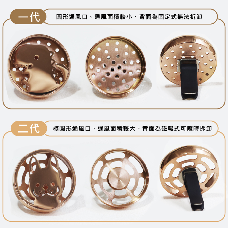 SCENT FOREST 香氛森林 - 質感金屬車用香氛 - 小萌寵 狗 貓 兔 恐龍 熊